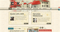 Desktop Screenshot of cak-zamek.pl